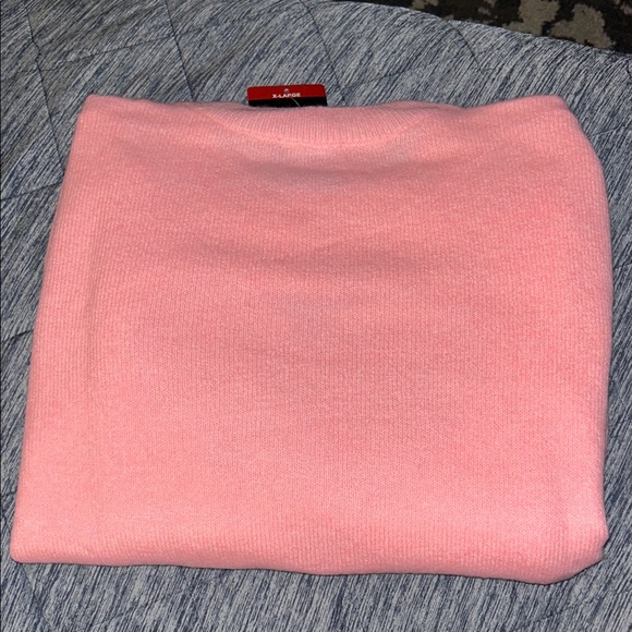 NWT Vince Camuto Heart Sweater Pink Red Graphic Pullover Women's XL - Picture 10 of 12